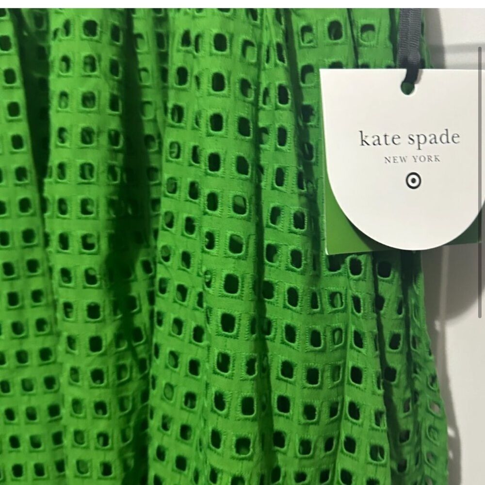 Kate Spade for Target Two-Piece Green Eyelet Skirt And Top Extra Large Matching - Picture 4 of 14